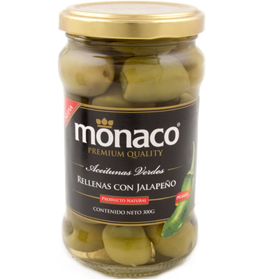 Green Olives stuffed with Jalapeño