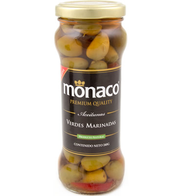Marinated Green Olives